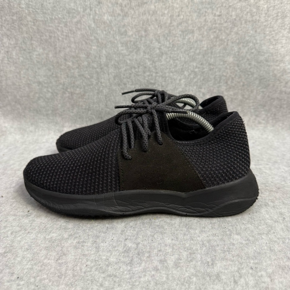 Vessi Everyday Shoe Women Size 6 Triple Black Low Top Waterproof Casual Sneaker